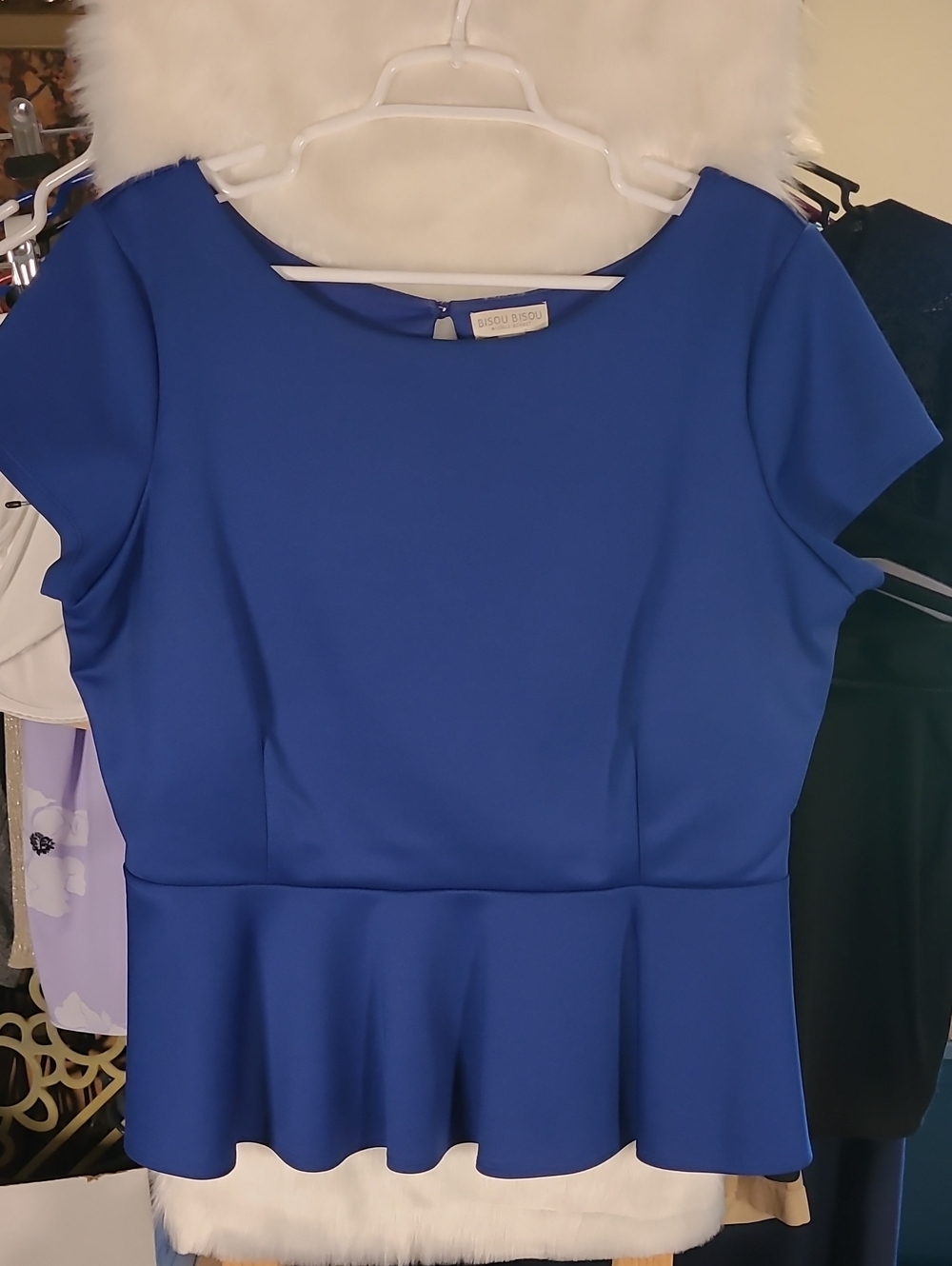 Bisou Bisou Peplum Top